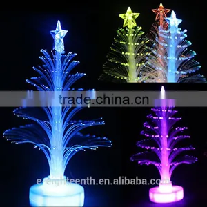 2016 Popular Colorful LED Fiber Optic Nightlight Christmas Tree Lamp Light Children Xmas Gift thumbnail-2