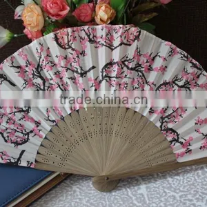 Bamboo Silk Ladies Fan thumbnail-5