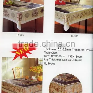 2016 Designed Printed PVC Table Cover Cloth Direct Factory/Manufactory Supply/industrial thumbnail-1