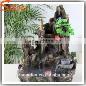 Hot Sale Artificial Water Fountain Fiberglass Outdoor Decorative Artificial Rock Fountain thumbnail-2