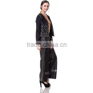 Domin Fashion Guagnzhou Factory Ladies Beading Short Coat Design thumbnail-5