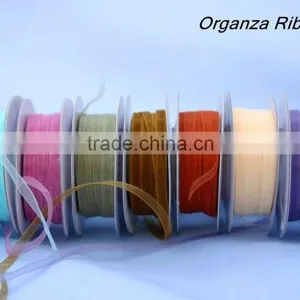 2015 Wholesale Colorful Organza Ribbon 3mm Wide thumbnail-1