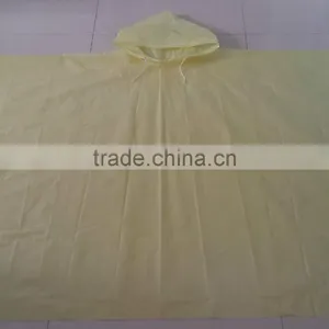 Cheap Yellow PEVA Poncho thumbnail-1
