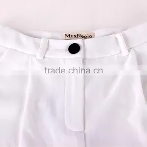 Guangzhou Garment Factory Formal Casual Wear High End Ladies Fashion Pants 2016 thumbnail-4