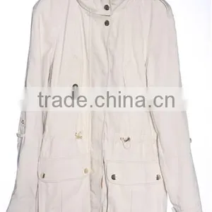 2014-2015 Long Winter White Coat Women's Winter Warm Long Coat Jacket thumbnail-3
