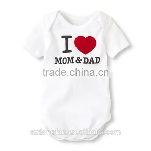 Newborn Baby Clothes Organic Cotton Fabric Romper Jumpsuit Custom Sizes thumbnail-3