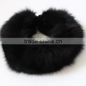 Myfur Real Fox Fur Neck Warmer/ Head Scarf/ Hair Band Stretch Headband For Women thumbnail-3
