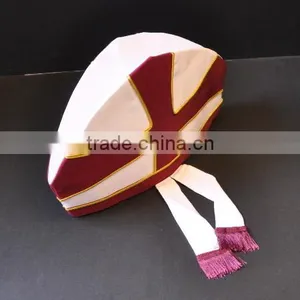 Knights Templar High Priest Mitre, Masonic Glengary Hat thumbnail-1