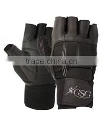 Bodybuilding Gloves in Black Goat Leather thumbnail-1