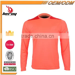 Wholesale Mens Plain Long Sleeve Thermal T Shirt for Sports Fitness thumbnail-1
