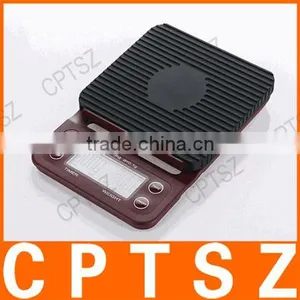 Coffee With Electronic Said Timing Function Of High Precision Electronic Kitchen Baking Bar Gram Electronic Scale/Timer Drip Cof thumbnail-3