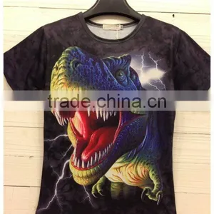 Wholesale Unisex Fashion Design Dry Fit Custom Sublimation 3D Printing Short 3d t Shirts thumbnail-1