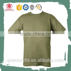 Custom Scoop Neck Organic Cotton Army t Shirt Wholesale Cheap thumbnail-3