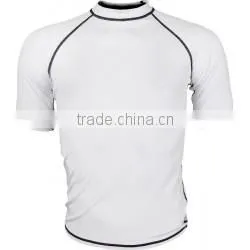 Wholesale Custom Sublimated Lycra Short Sleeve BJJ Rash Guard thumbnail-3