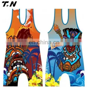 Sublimated Wrestling Singlet/Wrestling Wear thumbnail-3