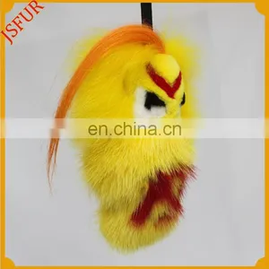 2016 New Design Accessory With Fox/Goat Fur Monster Keychain thumbnail-4