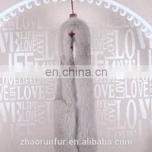 Wholesale China Fox Fur Vest / Silver Real Fox Fur Outwear for Girls thumbnail-3