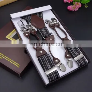 Fashion Wholesale High Quality 3.5cm Jacquard Suspenders thumbnail-1
