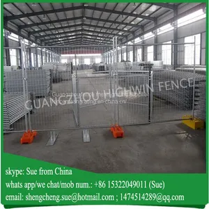 Construction Site Used Temporary Fence Panel 2.1m x 2.4m thumbnail-2