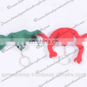 Felt Frog Key Ring FKR-412 thumbnail-1