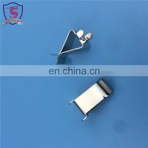 China Custom Nickle Plated Metal Automotive Electrical Clips Car Battery Connector thumbnail-3