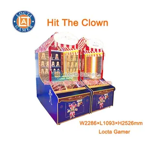 Zhongshan Amusement Redemption Hit the Clown Throwing Ball Game Machine thumbnail-1