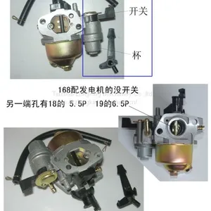 Water Pump Carburetor for Generator 168F GX160 thumbnail-1