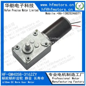 Automobile Clutch DC Worm Gear Motor With 4cm Diamension 12V 24V GM4058-3162ZY thumbnail-1