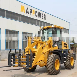 ZL16 Mini Front Wheel Loader, 1600kg Payload Hydraulic Shovel Loader thumbnail-2