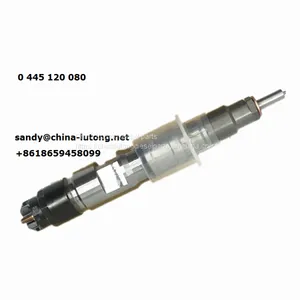 Bosch Diesel Common Rail Injector 0 445 120 080 Fuel Pump Injector for DAEWOO DOOSAN DL06S 65.10401-7004A thumbnail-1