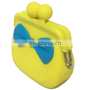 Women Clutch Gift Purse Mini Metal Clip Coin Pouch Promotion Change Money Silicone Wallet thumbnail-4