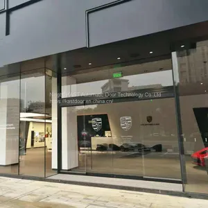 All Glass Panic Breakout Automatic Sliding Door Automatic Swing Door Opener Commercial thumbnail-1