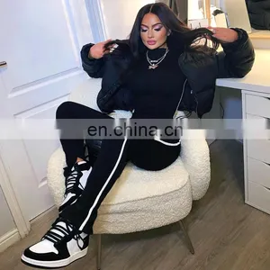 Women Fitness Yoga Jumpsuit Ladies Bodycon Long Yoga Jumpsuit Women Fitness Wear With Zipper Sportswear Jumpsuit thumbnail-3