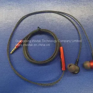 Factory Price OEM/ODM High Quality Wired Earphone Handsfree Mic Headphone In-ear Headset Water Proof Earbugs thumbnail-1