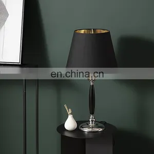 Wholesale Cheap Hotel Office Desk Decoration High-end Cylindrical Metal Reading Lamp thumbnail-1