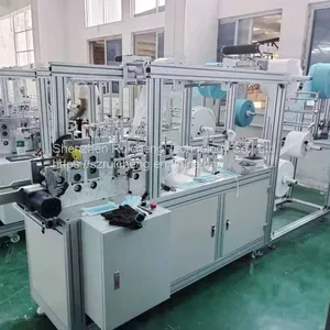 Flat Elastic Mask Machine Medical Disposable Mask Machine Mask Equipment Manufacturer thumbnail-1