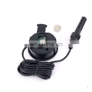 Mini Humidity Tester Hygrometer Thermometer Round Temperature Meter Probe for Aquarium Freezer Refrigerator With Line thumbnail-3