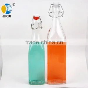 500ml 750ml Food Grade Swing Top Glass Water Bottle thumbnail-1