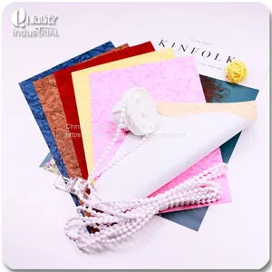 Jacquard Polyester Popular White Foaming Roller Blinds Fabric thumbnail-1