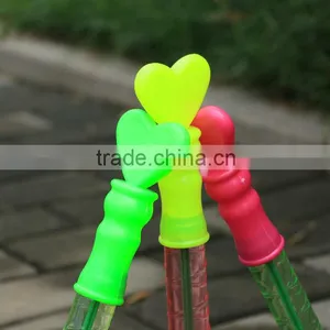 Wedding Party Soap Bubble Water in Tube With Heart Wand thumbnail-2