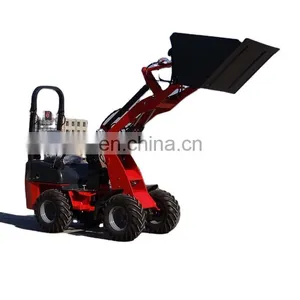 D25 Front Wheel Loader Small Construction Equipment Agriculture Steering Wheel Loader thumbnail-1