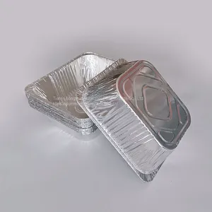5400ml Deepened Tin Foil Soup Pan Turkey Tray With Lid thumbnail-3