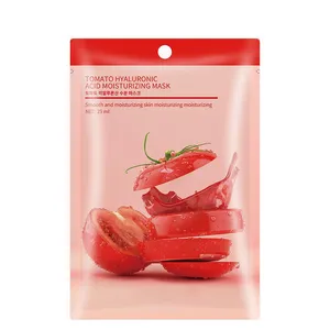 OEM Tomato Extract Hyaluronic Acid Moisturizing Face Mask thumbnail-1