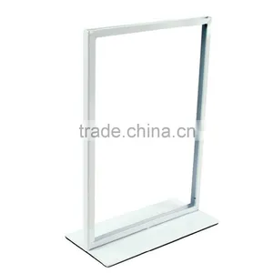 Metal Table White Poster Stand Poster Display Banner Stand Sign Stand A4 Tabletop Display Quality Choice thumbnail-3