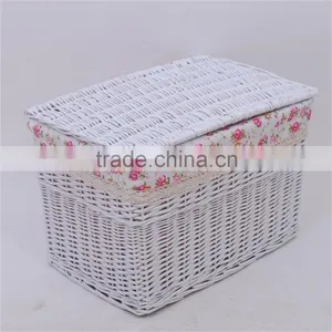 Handmade Wicker Basket,willow Basket,wicker Basket With Fabric Lining Quality Choice thumbnail-3