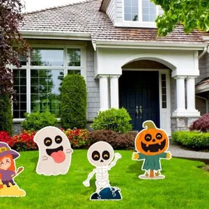 Custom Printed Polypropylene Corrugated Plastic Signs for Halloween Outdoor Displays thumbnail-1