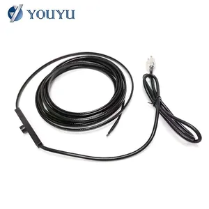 New Deicing Gutter Installation Linear Self Regulating Pipe Heating Cable 220V Heat Trace Electric Cable Line thumbnail-1