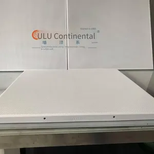 [guangzhou Oulu] Aluminum Ceiling Tiles. Factory Sales. Engineering Micro-perforated Flat Aluminum Panels 600*600. Integrated Ceilings for Hospitals, Factories and Offices. Large Quantity of Stock Available. thumbnail-3