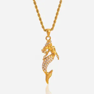 Stainless Steel Necklace With Mill Test Report & 18K Gold PVD Finish thumbnail-3