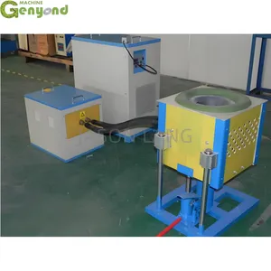 Shanghai Factory 500kg Intermediate Frequency Aluminium Scrap Steel Copper Melting Furnace thumbnail-6